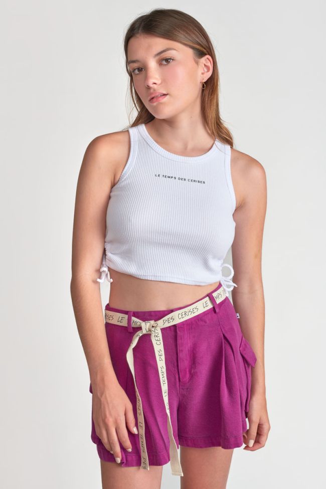 Maragi Cropped White Eye Tee - KIDDING | Kids | Teens | Moms