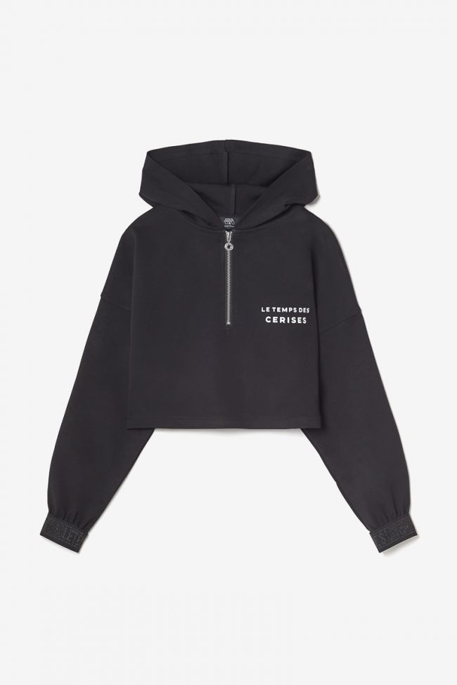 Black Zip Hoodie - KIDDING | Kids | Teens | Moms