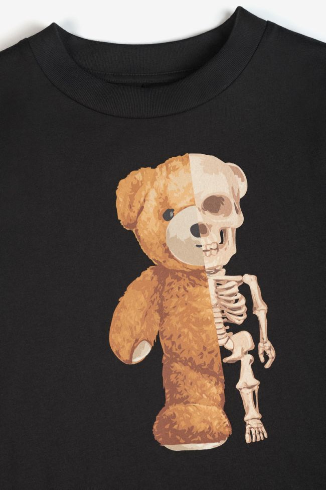 Skull Teddy black short sleeves T-shirt - KIDDING | Kids | Teens | Moms