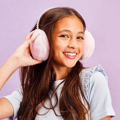 Pink Pearl Earmuffs - KIDDING | Kids | Teens | Moms