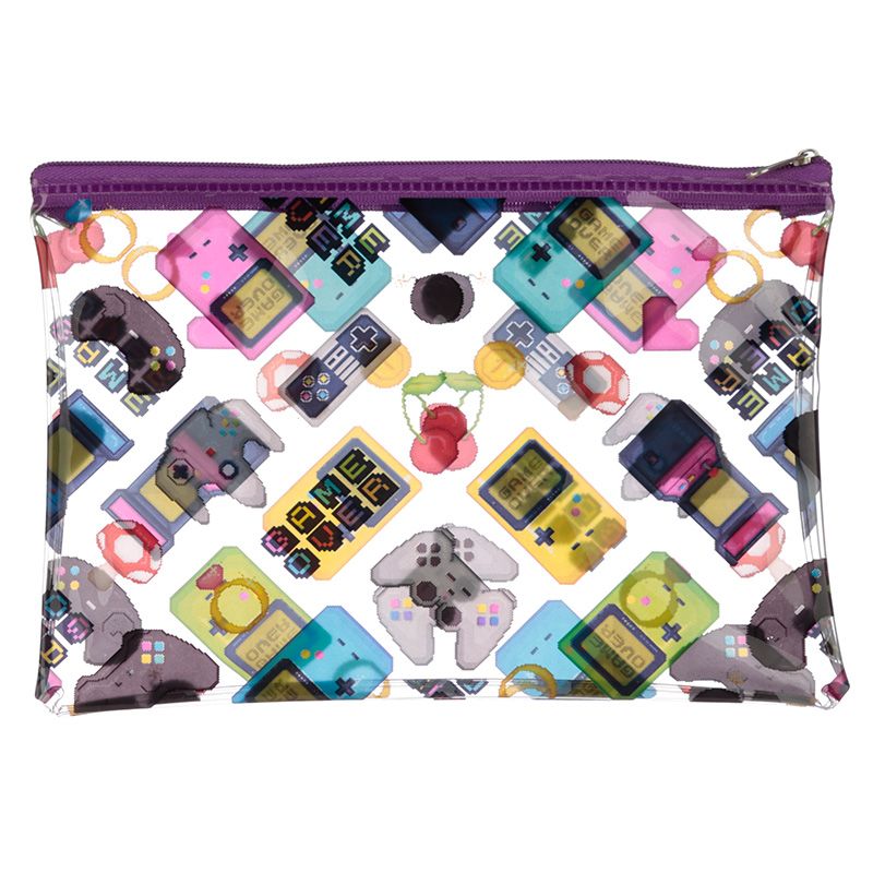 Transparent Game Over Pouch or Pencil Case - KIDDING | Kids | Teens | Moms