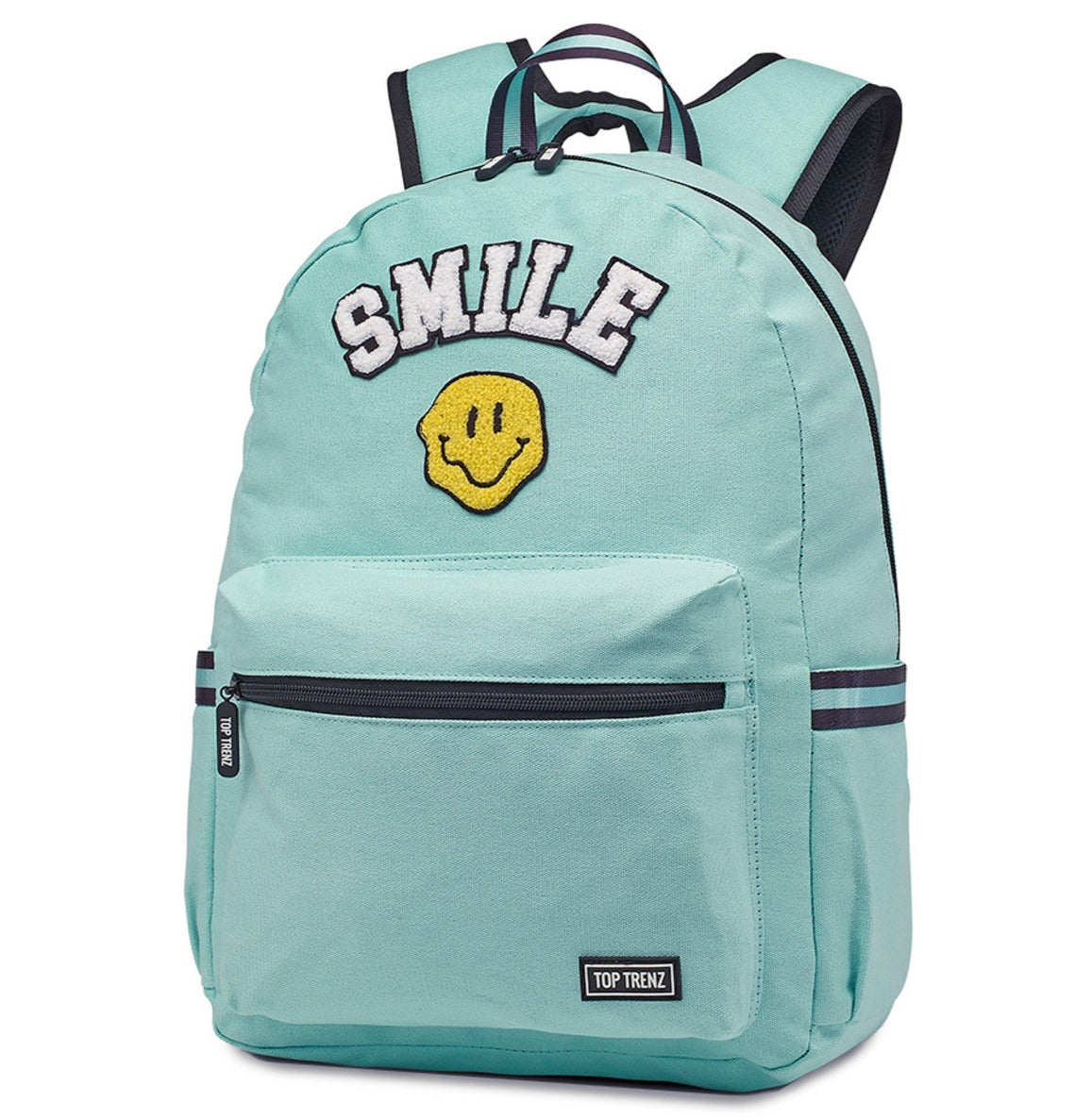 Aqua Happy Backpack with Patches - KIDDING | Kids | Teens | Moms