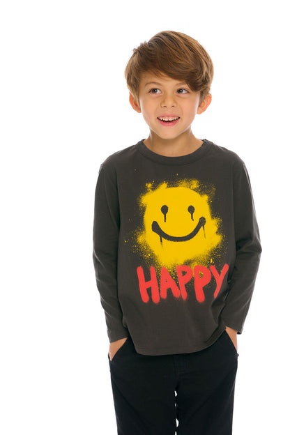 Happy Boys Long Sleeve T-shirt - KIDDING | Kids | Teens | Moms