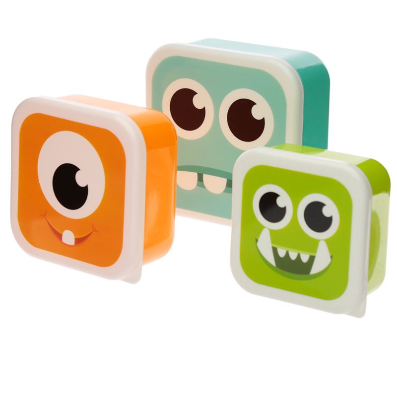 Monster Set of 3 Lunch Box - KIDDING | Kids | Teens | Moms