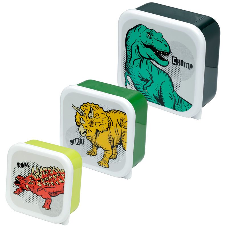 Dinosaur Set of 3 Lunch Box - KIDDING | Kids | Teens | Moms