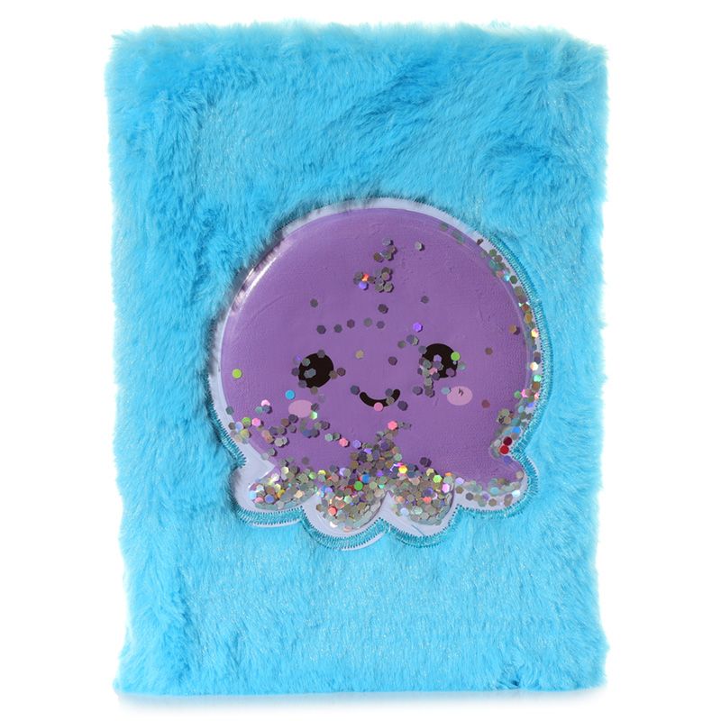 Octopus Plush A5 Notebook Furry Journal - KIDDING | Kids | Teens | Moms