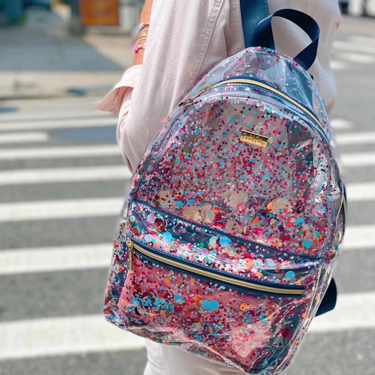 Confetti Clear Backpack - KIDDING | Kids | Teens | Moms