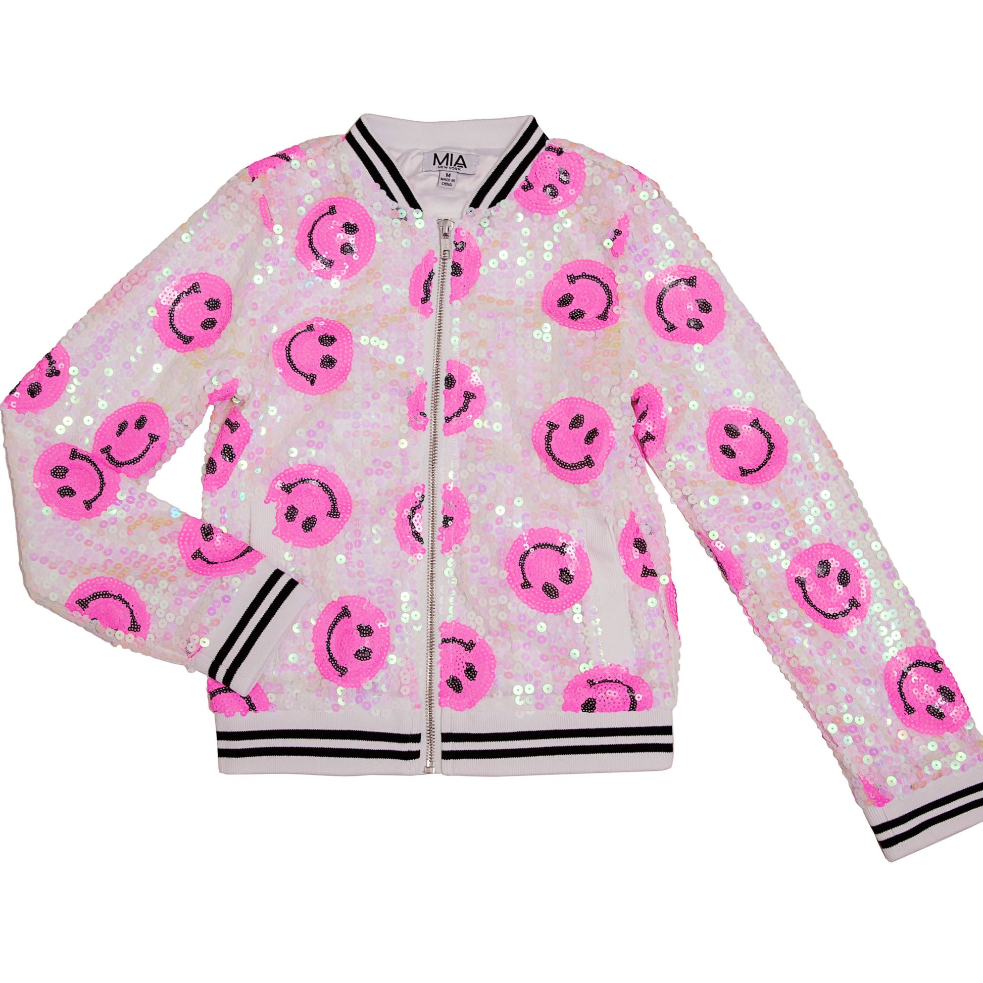 Sequin Smiley Jacket - KIDDING | Kids | Teens | Moms