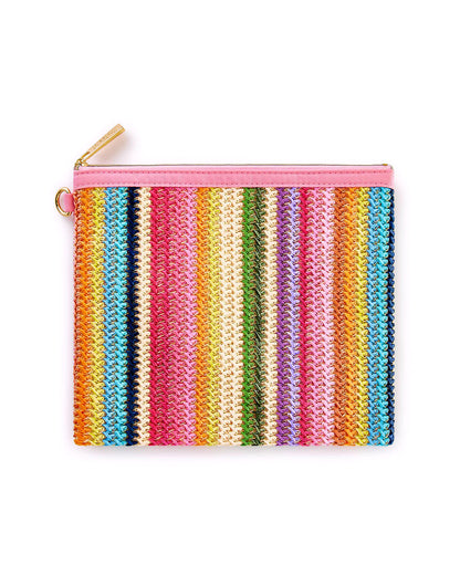 Woven Rainbow Everything Pouch - KIDDING | Kids | Teens | Moms