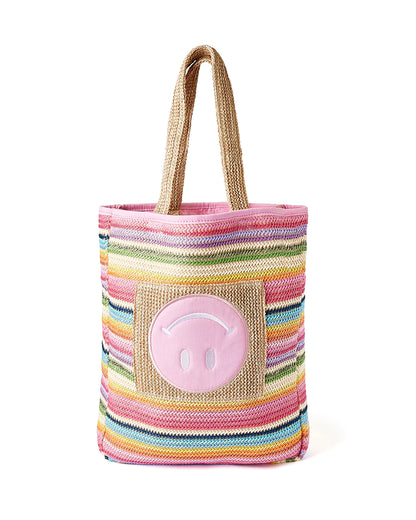 Fun smiley woven Tote - KIDDING | Kids | Teens | Moms