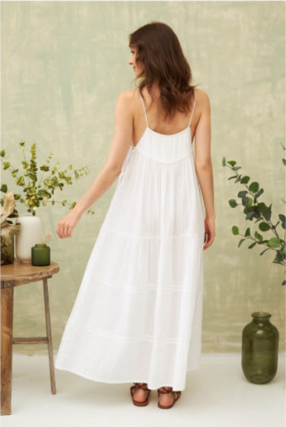 Long white bohemian Dress - KIDDING | Kids | Teens | Moms