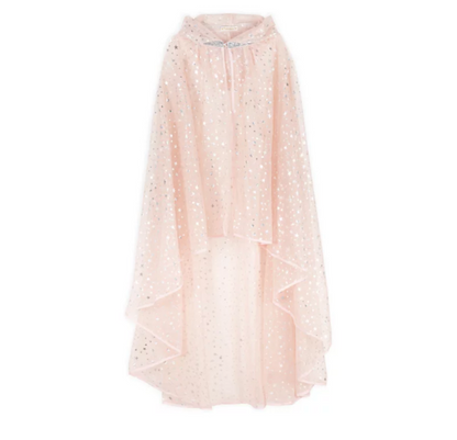 Silver Star Fairy Cape – Pink