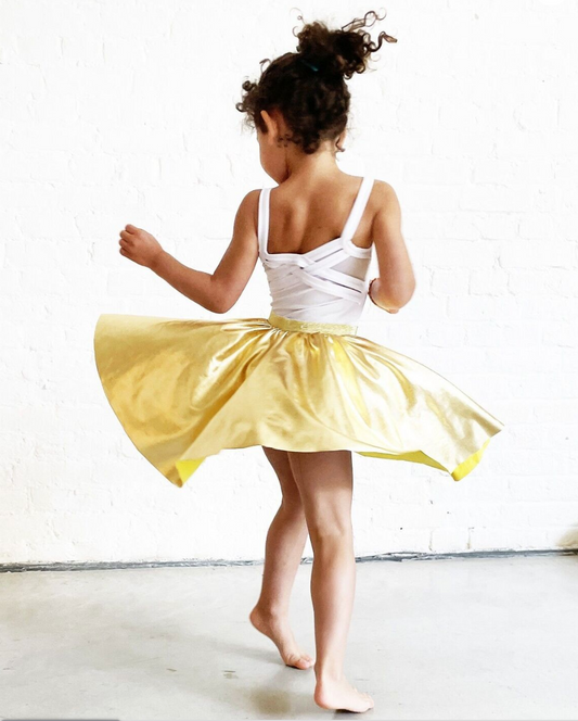 Gold Twirl Skirt