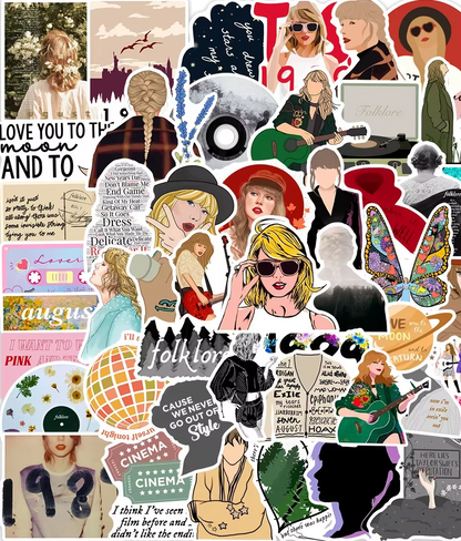 Swiftie Taylor Swift pack of 50 Stickers