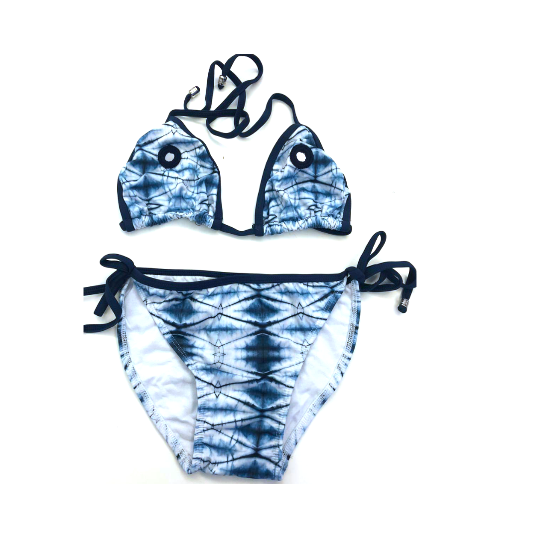 Boho Chic Blue Bikini