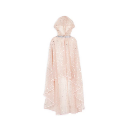 Silver Star Fairy Cape – Pink