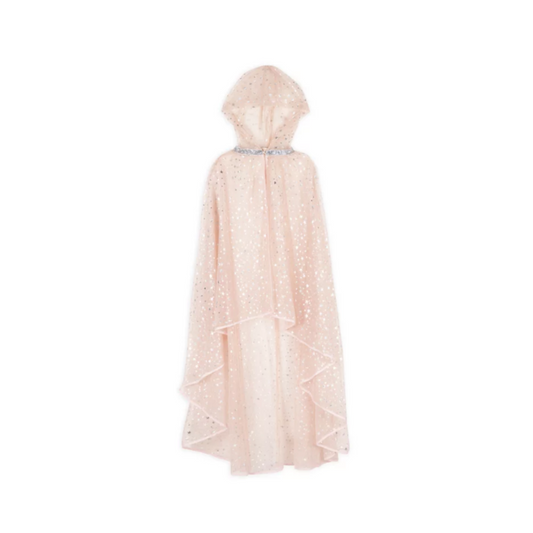 Silver Star Fairy Cape – Pink