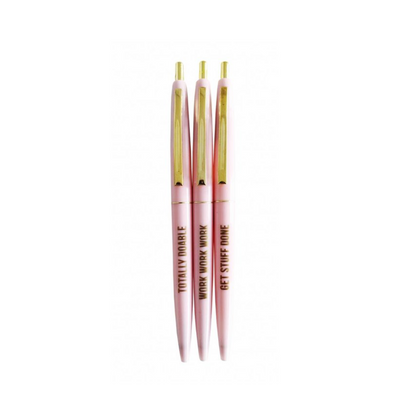 Pretty Pink Ballpen Set