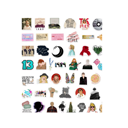 Swiftie Taylor Swift pack of 50 Stickers