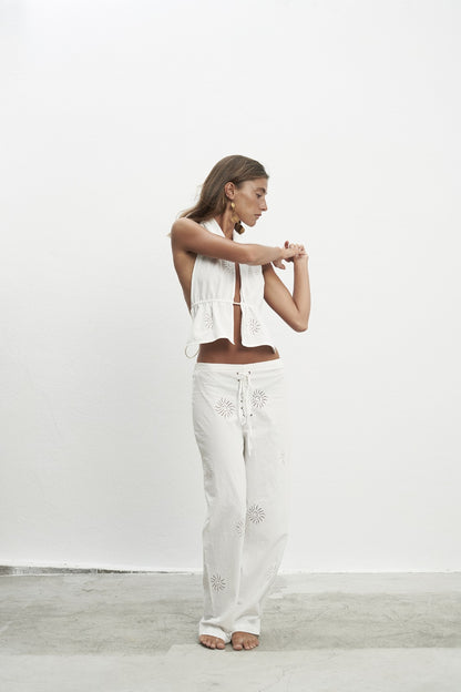 Carlota white pant - KIDDING | Kids | Teens | Moms