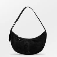 Suede dark blue Moon Bag