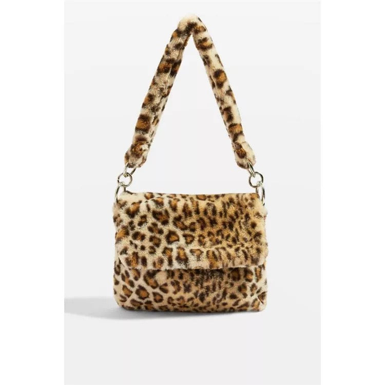 Fur animal print Shoulder Bag - KIDDING | Kids | Teens | Moms