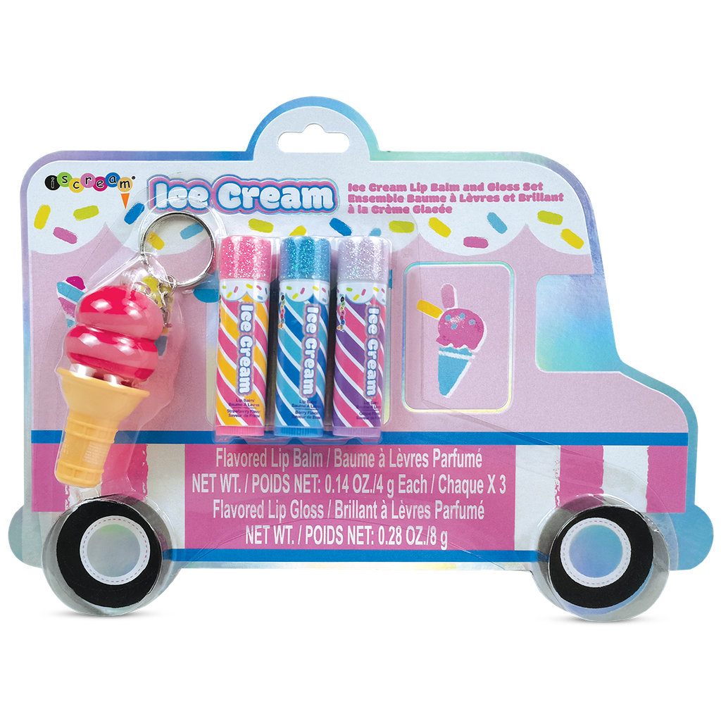 Ice Cream Truck Lip Balm and Gloss Set - KIDDING | Kids | Teens | Moms