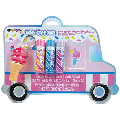 Ice Cream Truck Lip Balm and Gloss Set - KIDDING | Kids | Teens | Moms