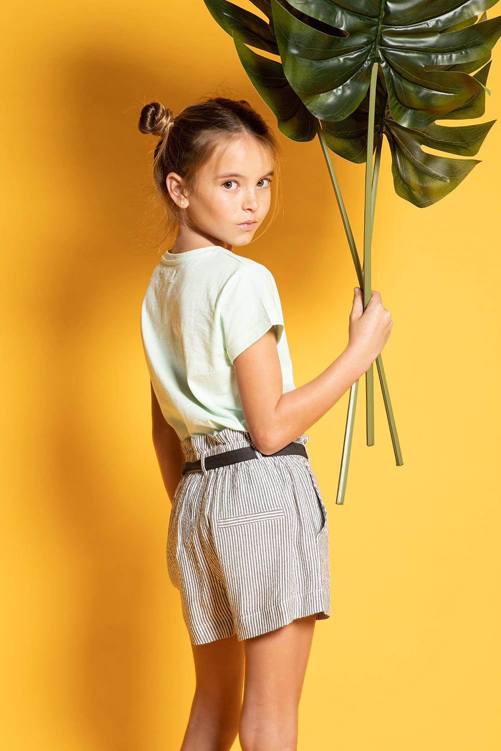 Artemia Stripes Lurex Short - KIDDING | Kids | Teens | Moms