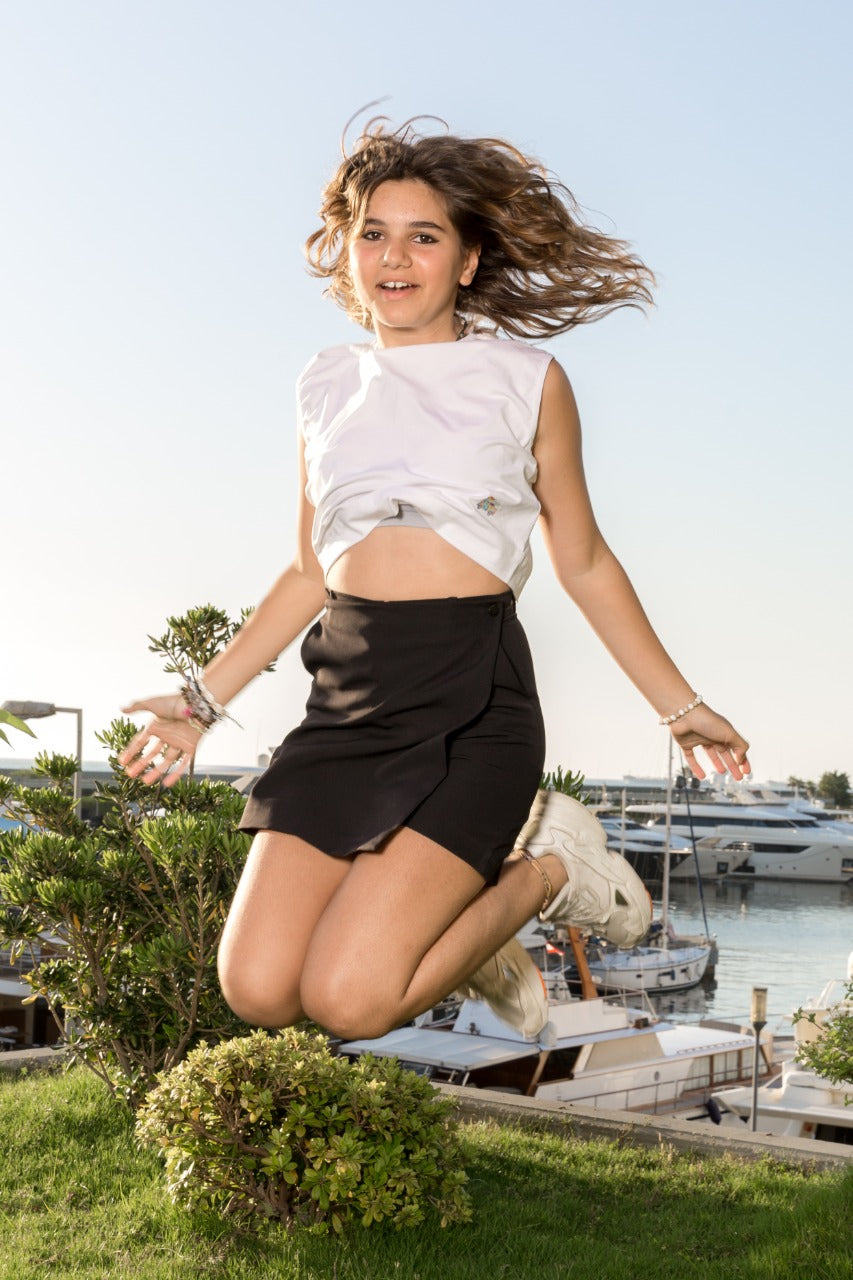 Black Short | Mini Skirt - KIDDING | Kids | Teens | Moms