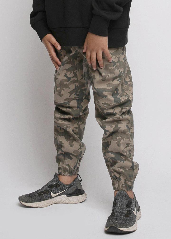 Boys Camo Cargo Trousers - KIDDING | Kids | Teens | Moms