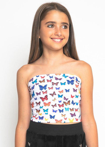 Butterfly Tube Top - KIDDING | Kids | Teens | Moms