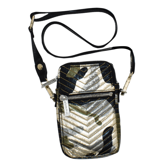 Chevron Cellular Bag - Black - KIDDING | Kids | Teens | Moms