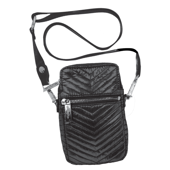 Chevron Cellular Bag - Black - KIDDING | Kids | Teens | Moms