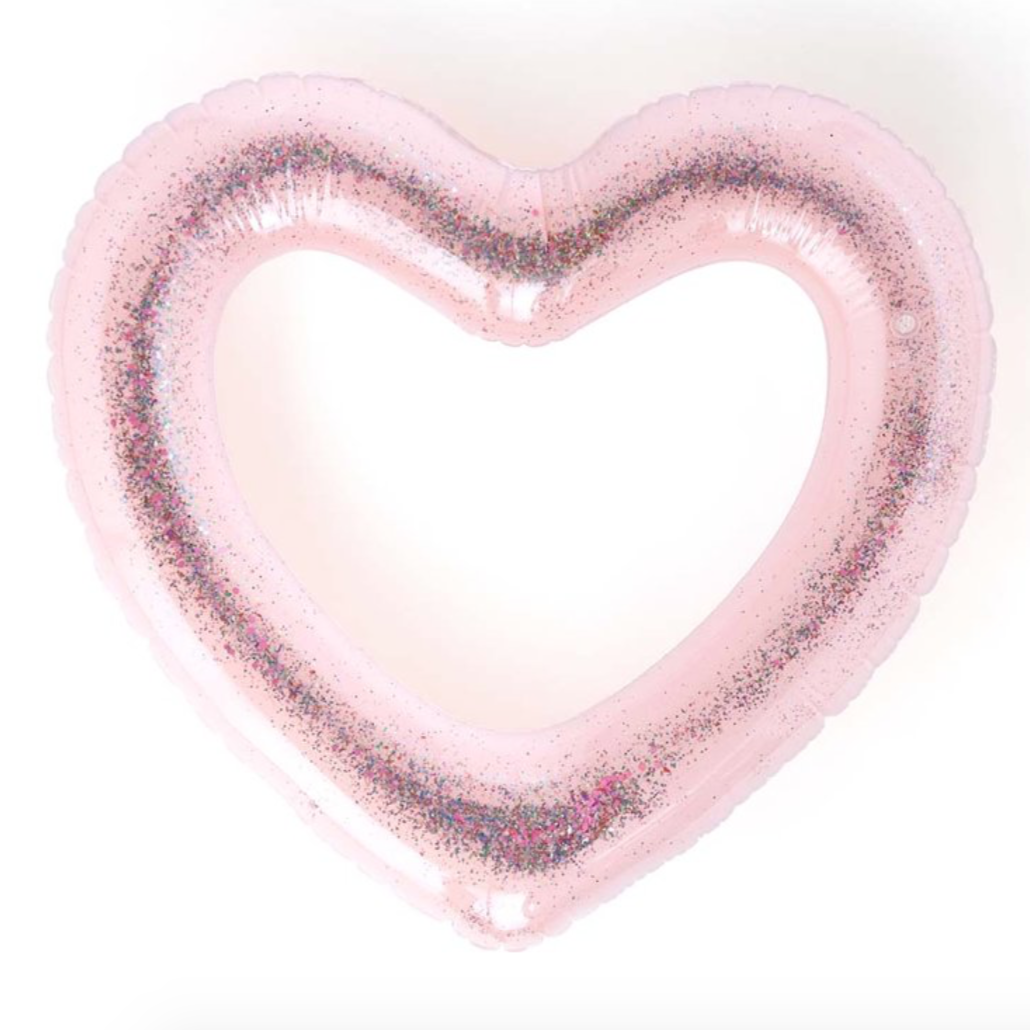 Glitter Heart Innertube Float - KIDDING | Kids | Teens | Moms