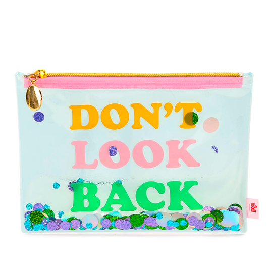 Glitter Pouch - Don't Look Back Floating - KIDDING | Kids | Teens | Moms