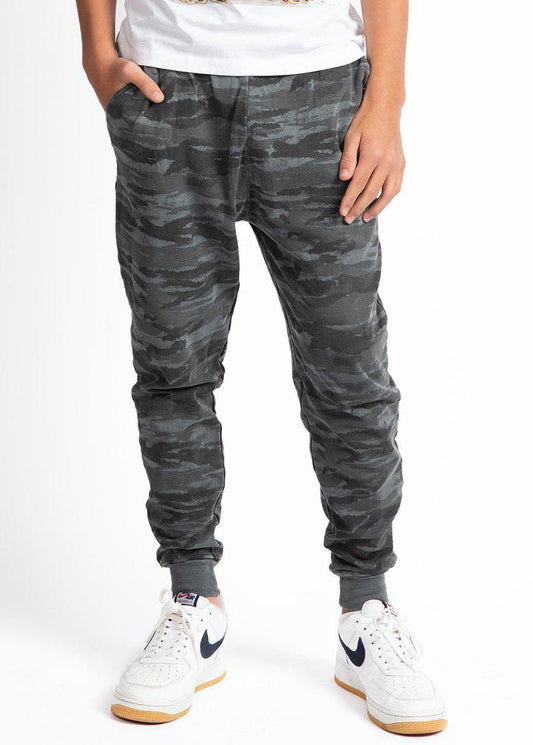 Grey Camo Joggers - KIDDING | Kids | Teens | Moms