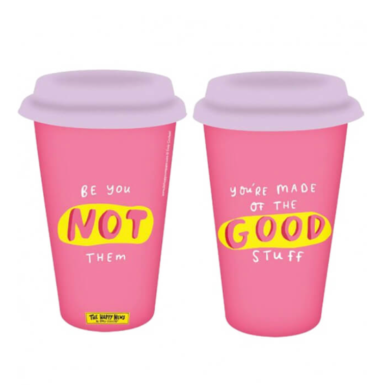 Happy News Travel Mug - KIDDING | Kids | Teens | Moms