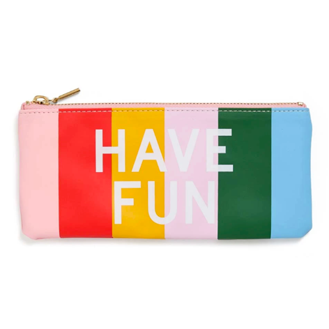 Have Fun Work Hard Pouch - KIDDING | Kids | Teens | Moms