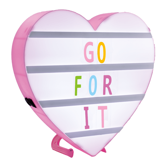 Heart Letter Board Light Box - KIDDING | Kids | Teens | Moms