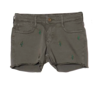 Khaki Aloe Jeans Short - KIDDING | Kids | Teens | Moms