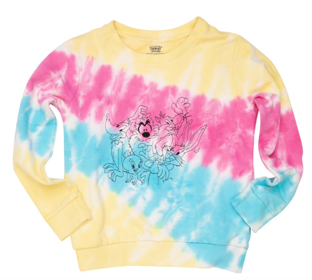 Looney Tunes Tie Dye Sweatshirt - KIDDING | Kids | Teens | Moms