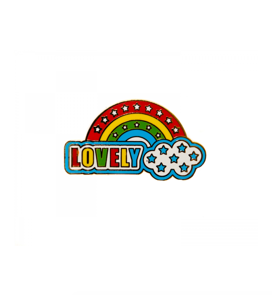 Lovely Rainbow Enamel Pin - KIDDING | Kids | Teens | Moms