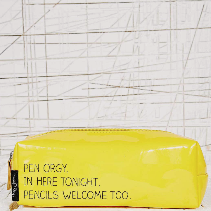 Pen Orgy Vinyl Pencil Case - KIDDING | Kids | Teens | Moms