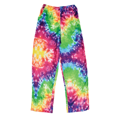 Rainbow Tie Dye Plush Pants - KIDDING | Kids | Teens | Moms