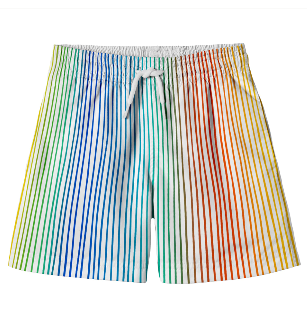 Spaghetti Stripe Swim Short - KIDDING | Kids | Teens | Moms