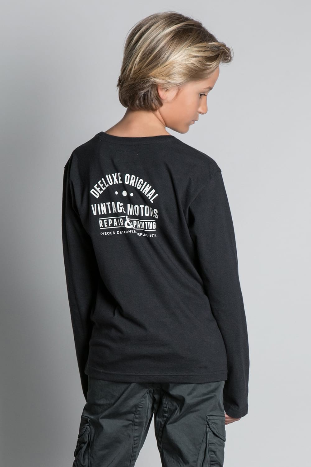 Venice Black Long Sleeve T-Shirt - KIDDING | Kids | Teens | Moms