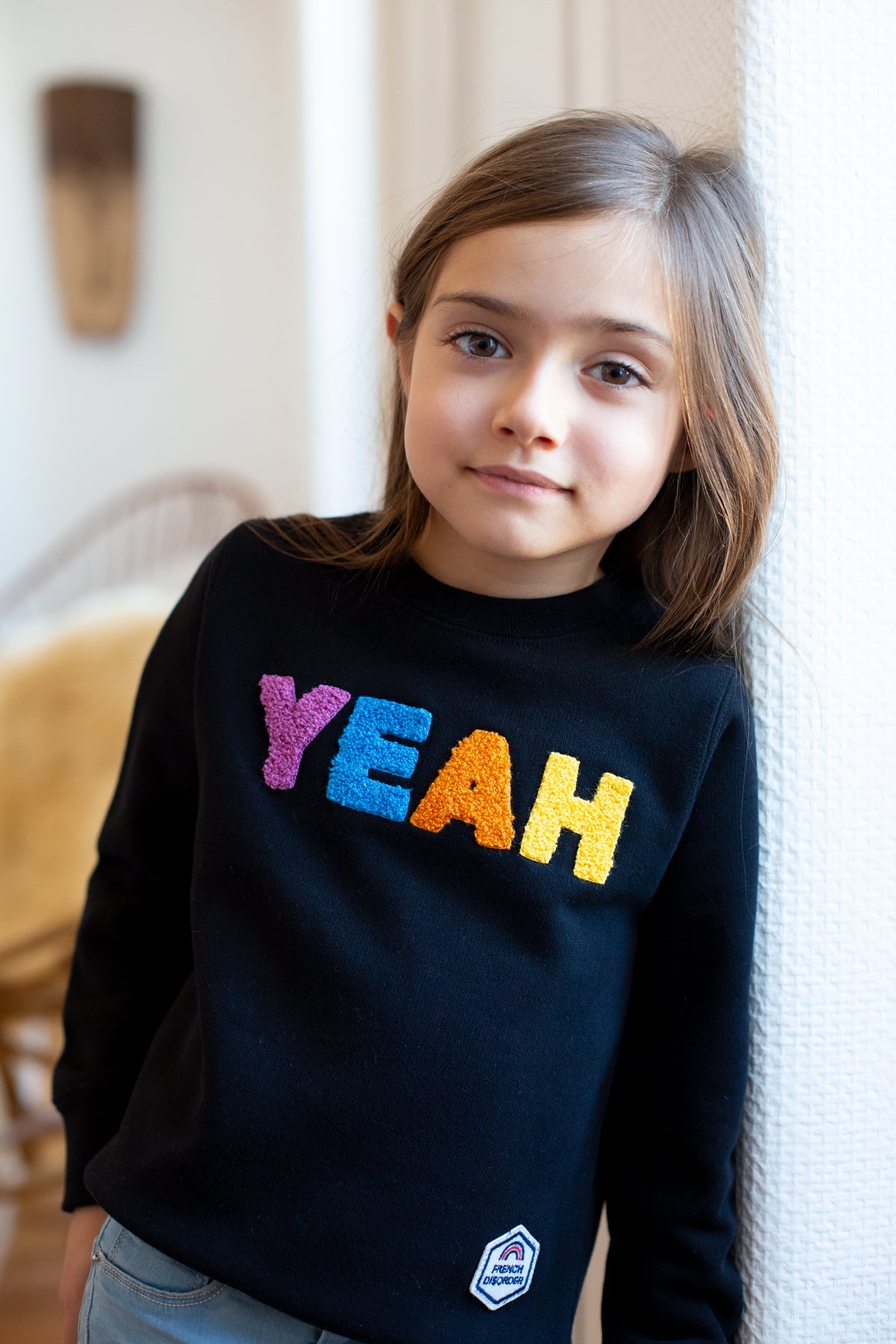 YEAH Black Sweatshirt - KIDDING | Kids | Teens | Moms